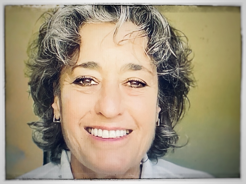 Close-up of smiling Roberta Striemer