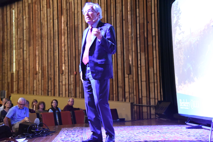 Erwin Chemerinsky teaching on stage