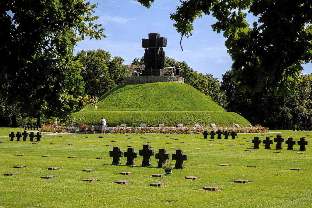 Graves at La Cambe German war cemetery