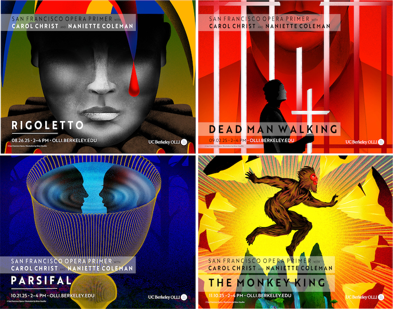 Four SF Opera primer posters as a single poster